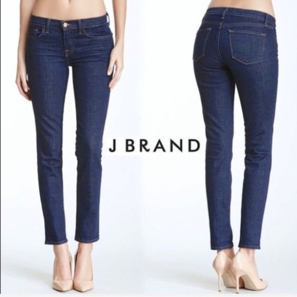 J Brand Midrise Skinny Leg Jeans in Daphne Wash Size 25 - Picture 1 of 11